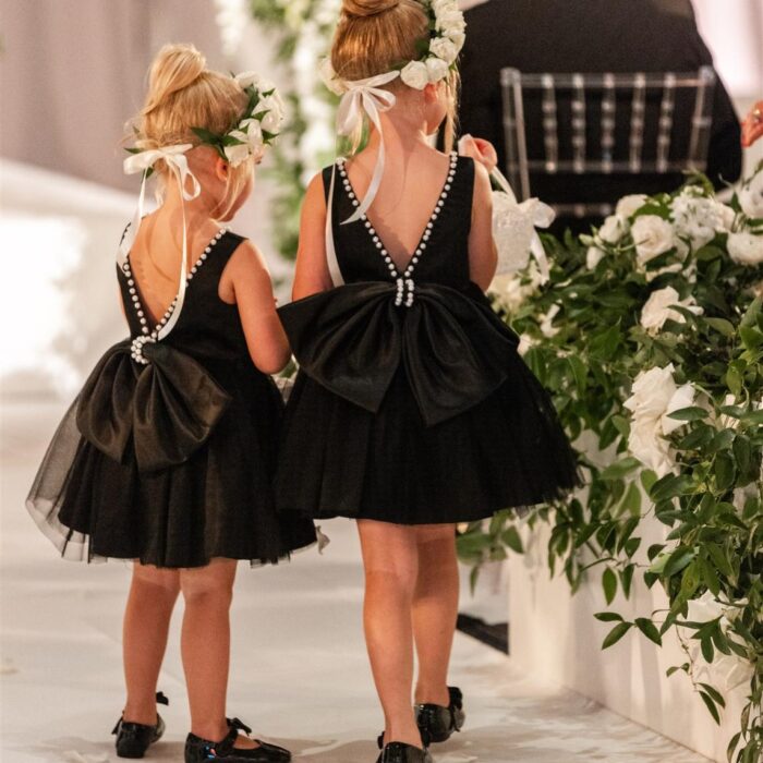 Flower Girl Hair with flower crowns