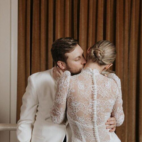 chic bride updo_low bun